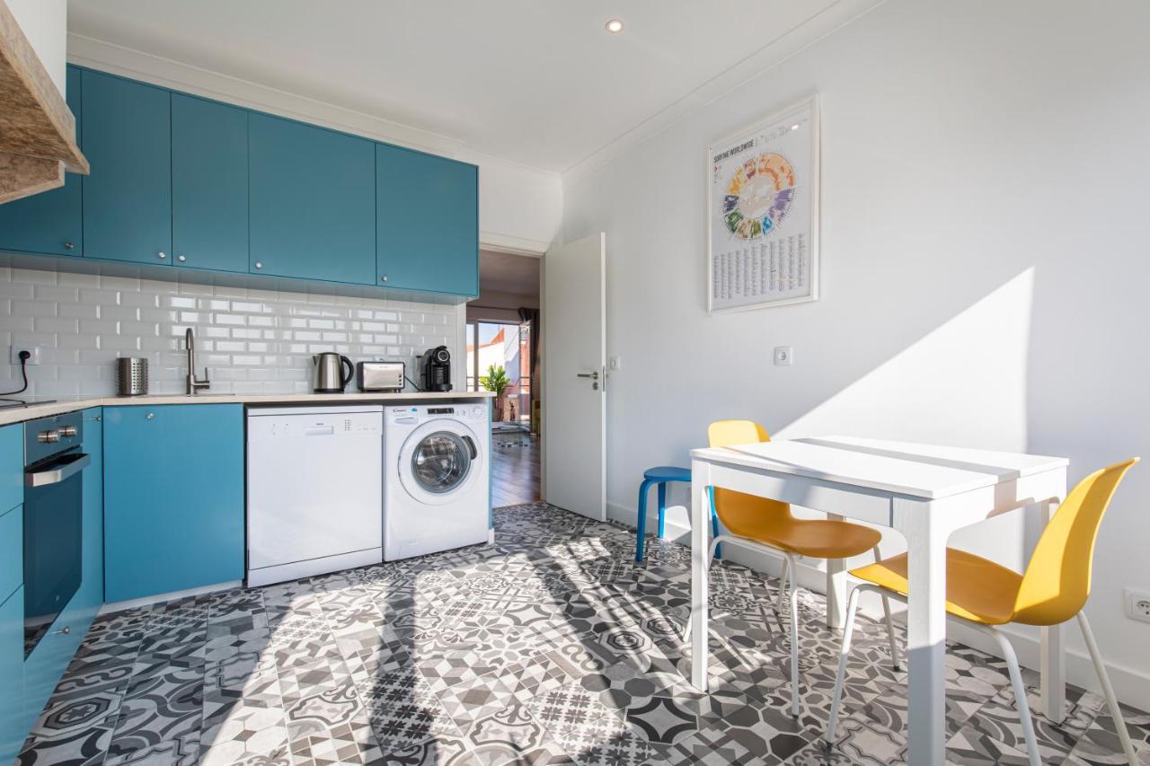 Lovelystay - Sunny 1Bdr Apartment W/Terrace Lissabon Exterior foto